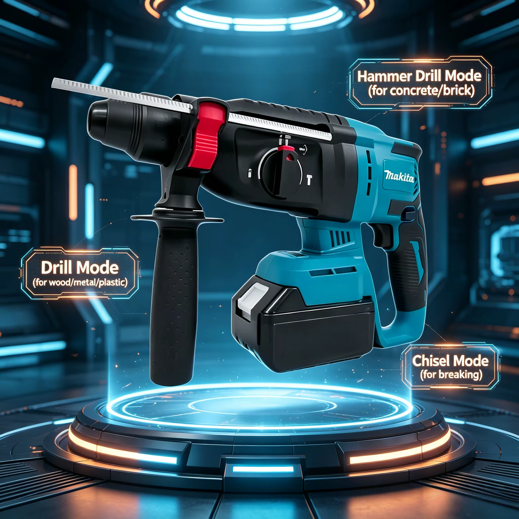 Marteau perforateur sans fil Makita 26 mm
