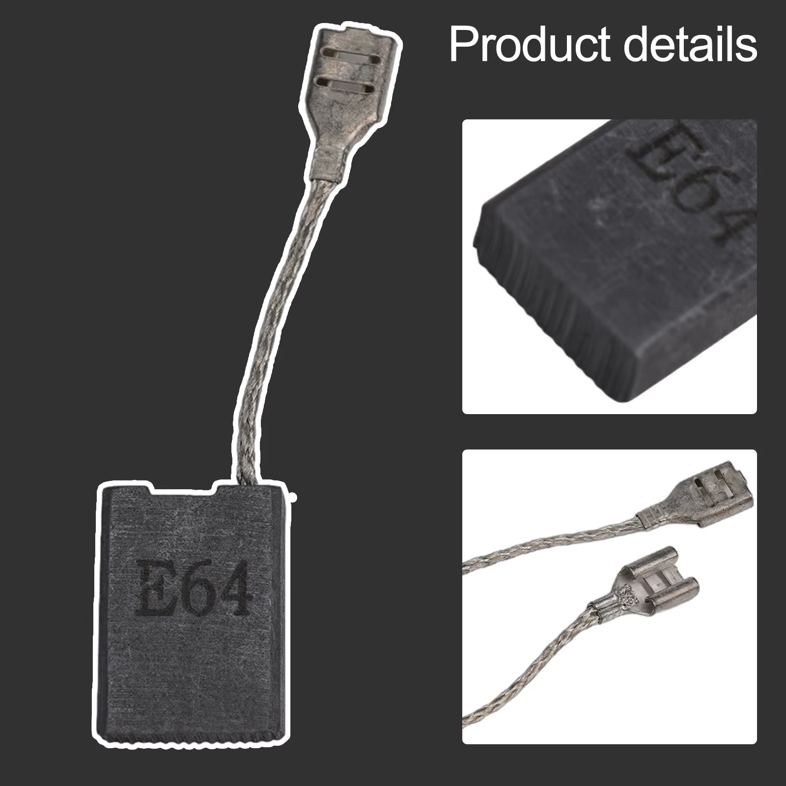 Balais de carbone pour moteur électrique E64