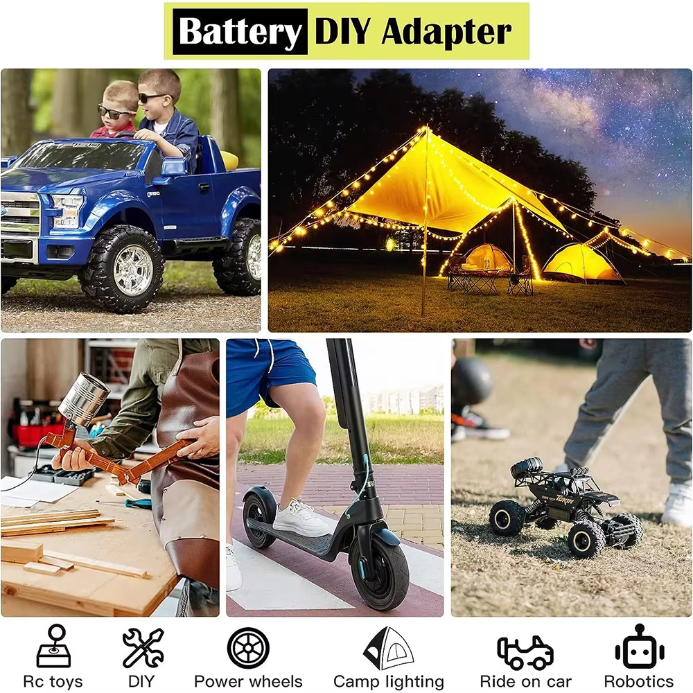 Adaptateur de batterie pour batterie Ryobi ONE + 18V Nimh/Nicd/Li-ion