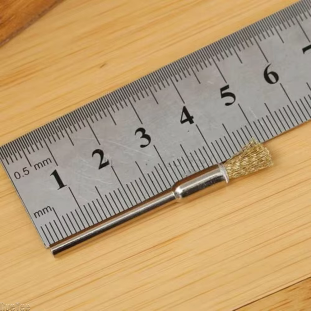 15 pièces de mini-brosses en fil de cuivre pour outils rotatifs