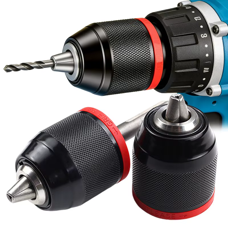 Mandrin de perçage métallique pour perceuse électrique manuelle