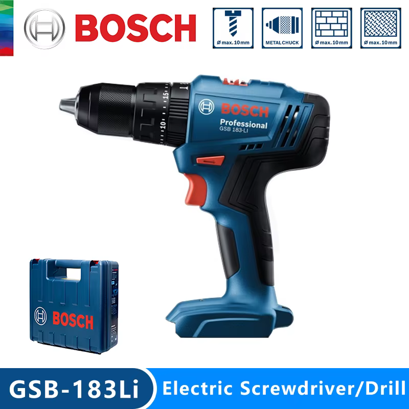 Bosch perceuse électrique GSB 183 tournevis brosse sans fil