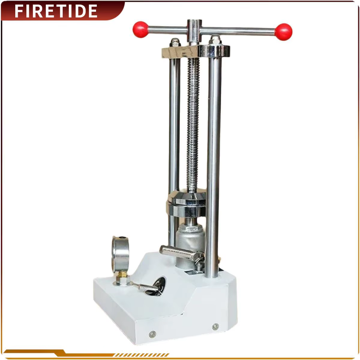 Presse dentaire hydraulique avec manomètre
