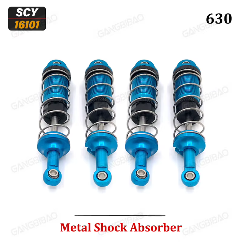 16101 PRO 16102 PRO SG116 MAX PRO Pièces de châssis en métal bleu améliorées : bras oscillant, amortisseur, boîte de vitesses, arbre de transmission, roulement de roue