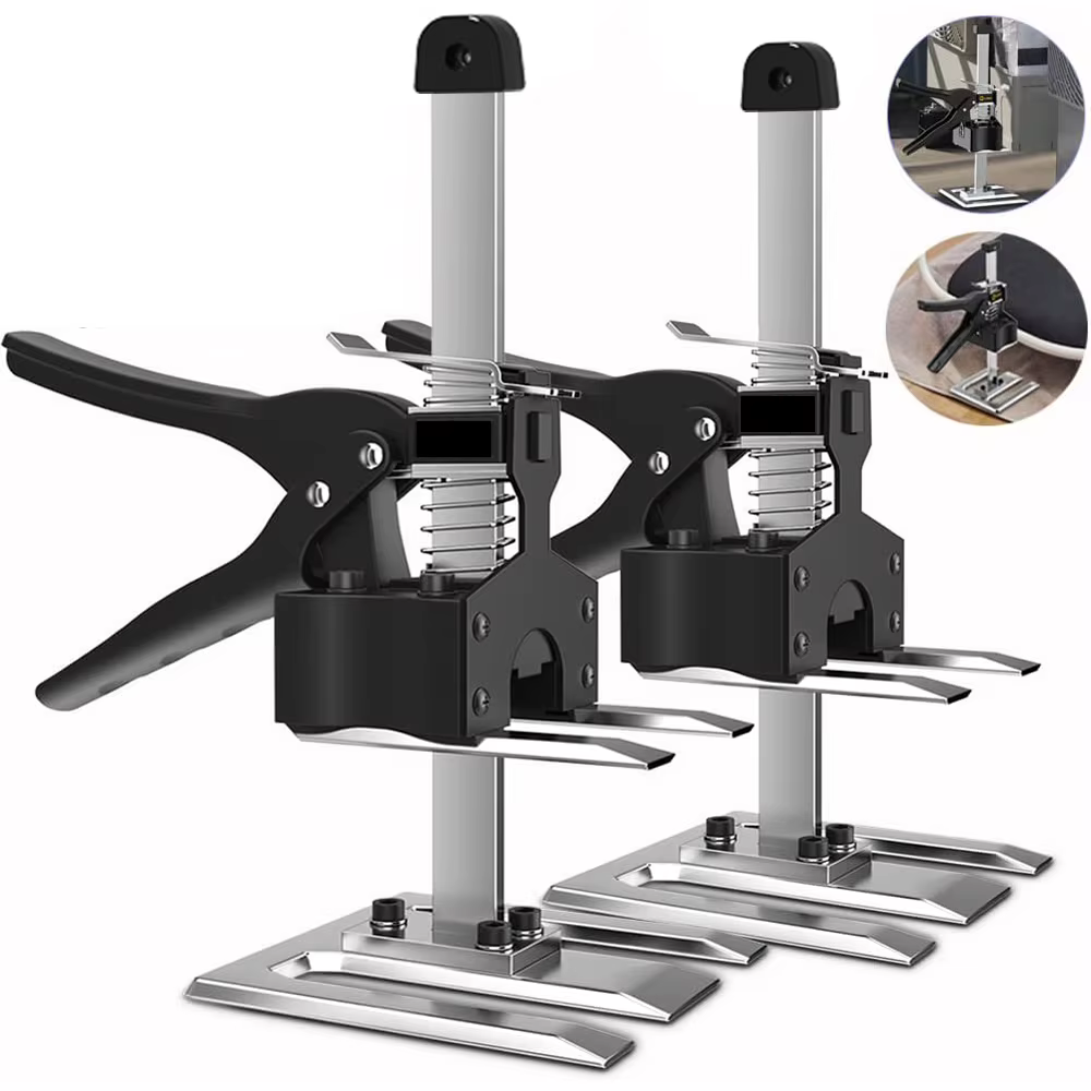 Nouvel outil de levage manuel, cric à bras ergonomique, pour panneaux de porte, plaques de plâtre, armoires, réglage de hauteur de carreaux, outils d'élévation