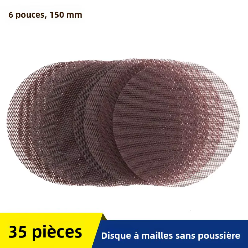 Disques de ponçage en filet Anti-poussière