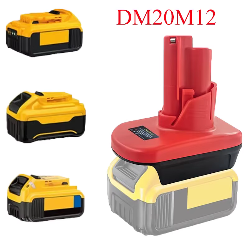 Adaptateur DM12M12 pour outils électriques Milwaukee 12V