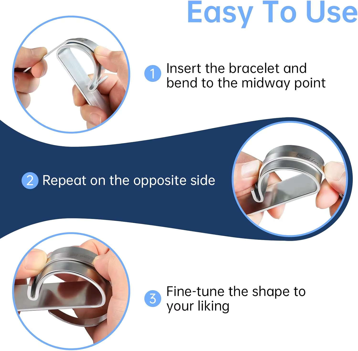 Kit d'outils professionnels pour plier les bracelets, comprenant une barre de pliage et des pinces pour la fabrication de bijoux, la création de bracelets et la formage des métaux.