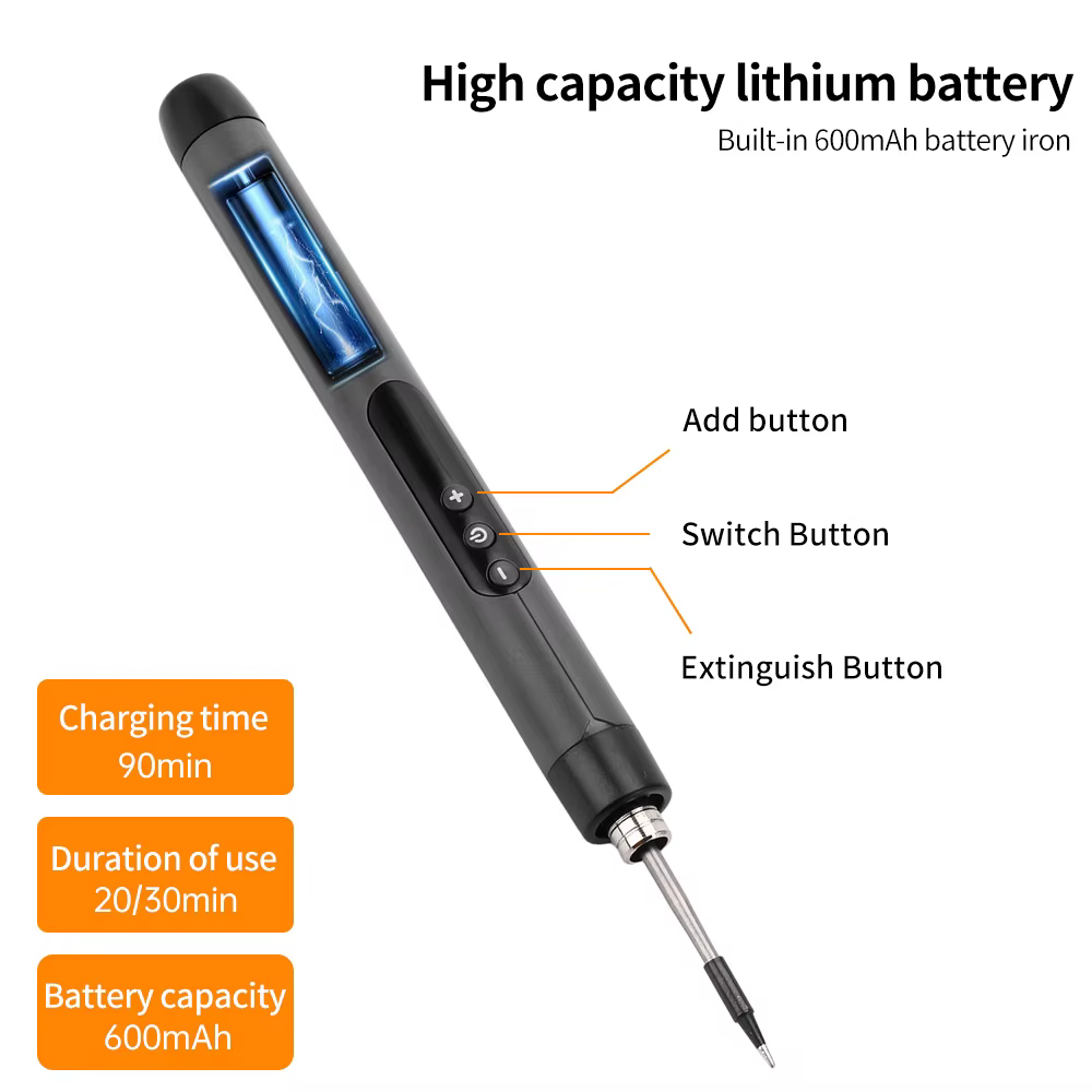 Kit de fer à souder électrique numérique USB multifonctionnel