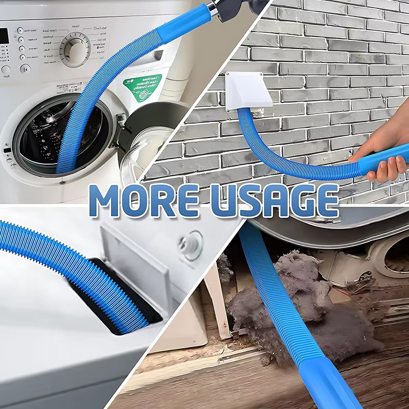 1 pièce : Nettoyeur de conduit de sèche-linge amélioré : accessoires de tuyau d'aspirateur
