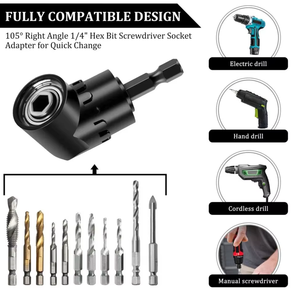 Kit d'extension de perceuse flexible L'extension