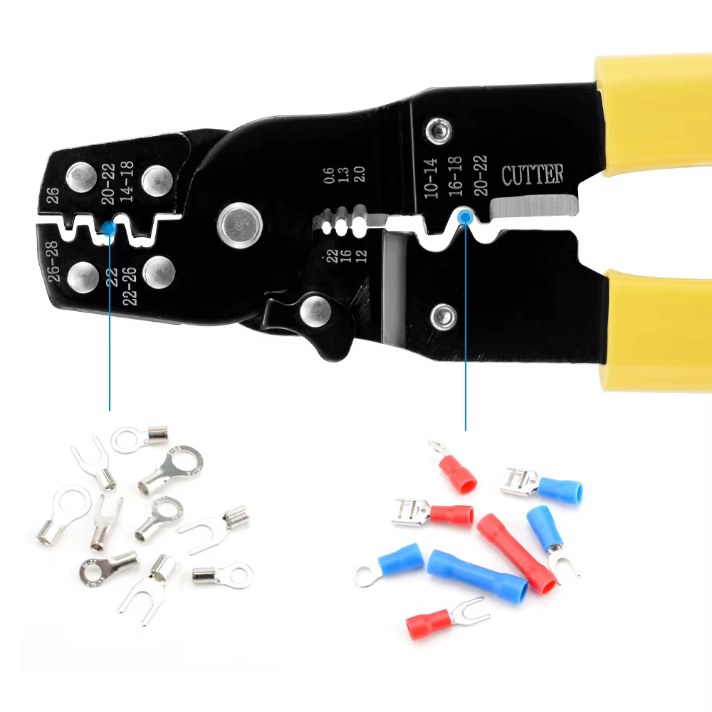 Pince à sertir multifonctionnelle 10-26awg