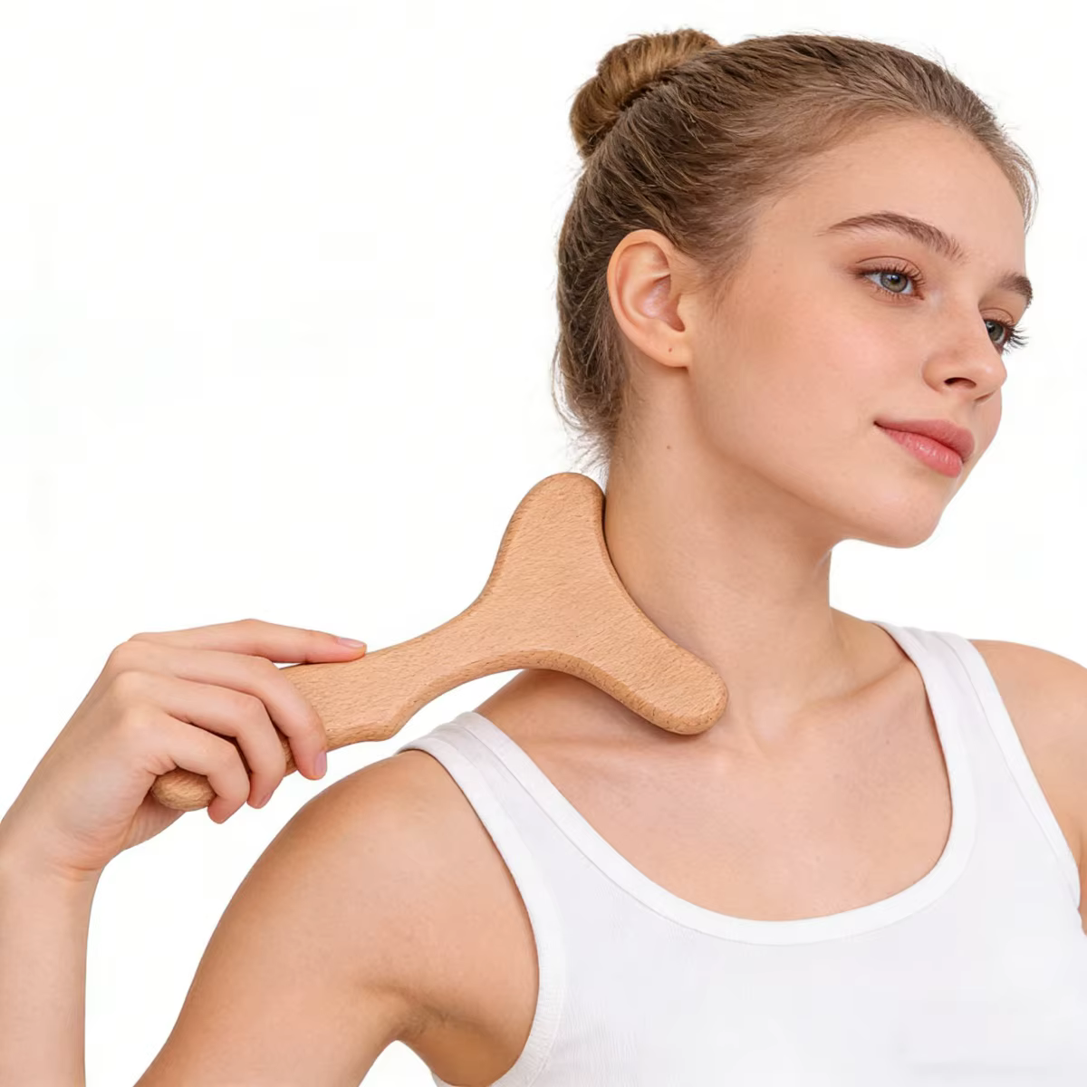 Outil de remodelage corporel en bois, outil en bois pour la maderothérapie, outil de modelage corporel pour spa à domicile pour femmes, cadeau bien-être