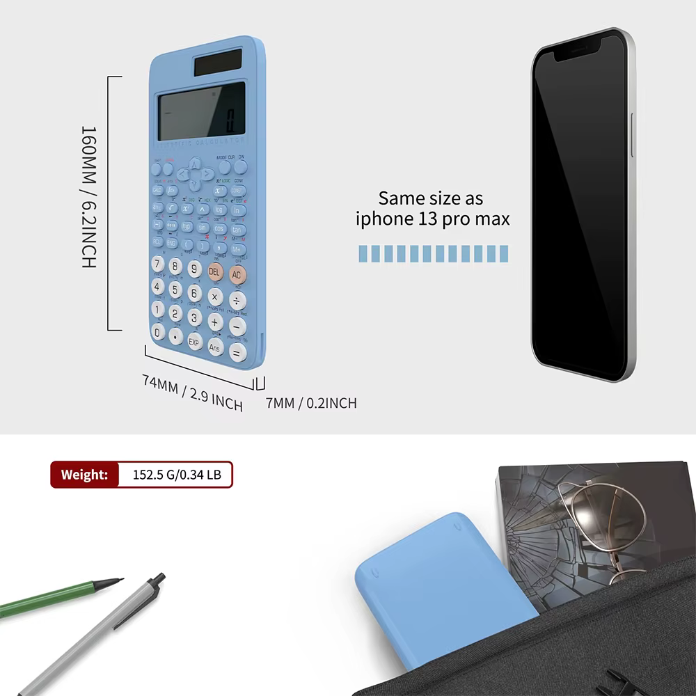 Calculatrice scientifique scolaire, calcul canonique, idéal pour les examens d'études des étudiants du premier cycle du secondaire, 991MS, 401