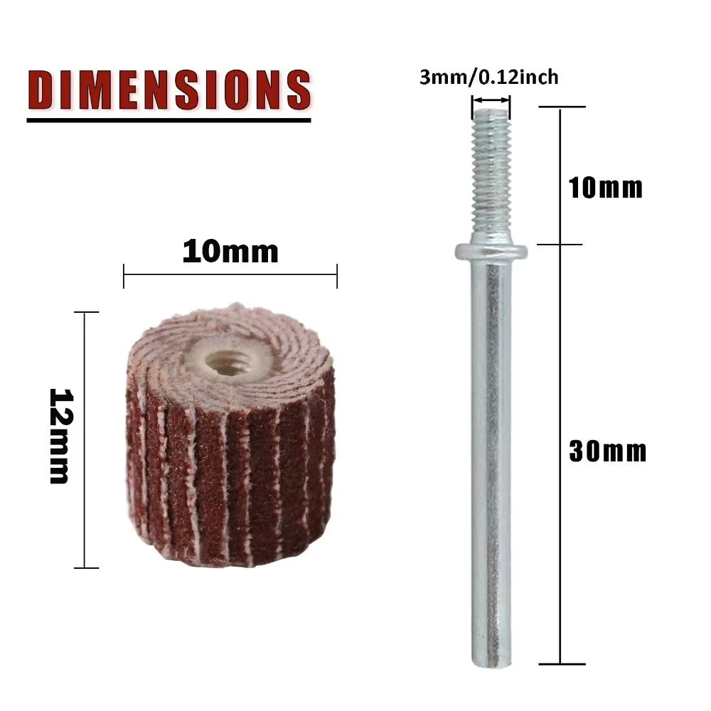 Disques à lamelles abrasifs de plusieurs tailles