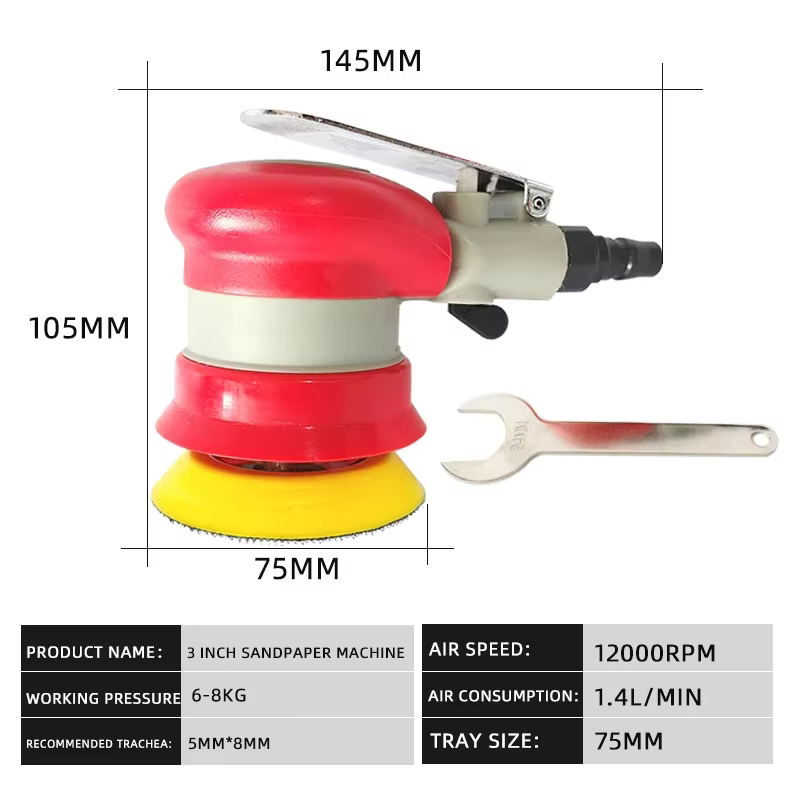 Ponceuse pneumatique 3 pouces 75mm
