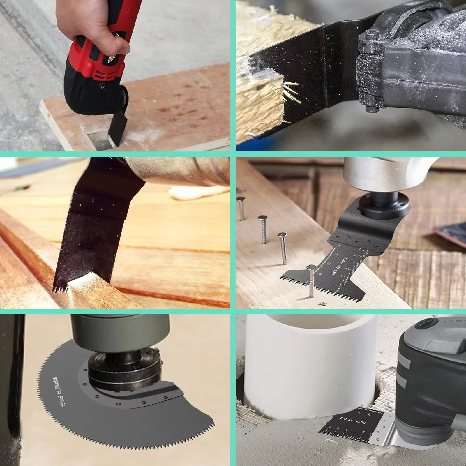 Scie oscillante multi-outils pour la coupe du bois