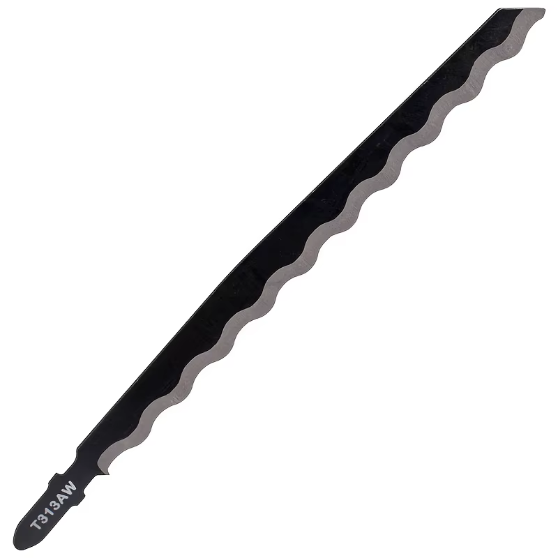 Paquet de 2 lames de scie sauteuse de 152 mm – Conception professionnelle de dents ondulées pour une coupe précise du bois/plastique/cuir