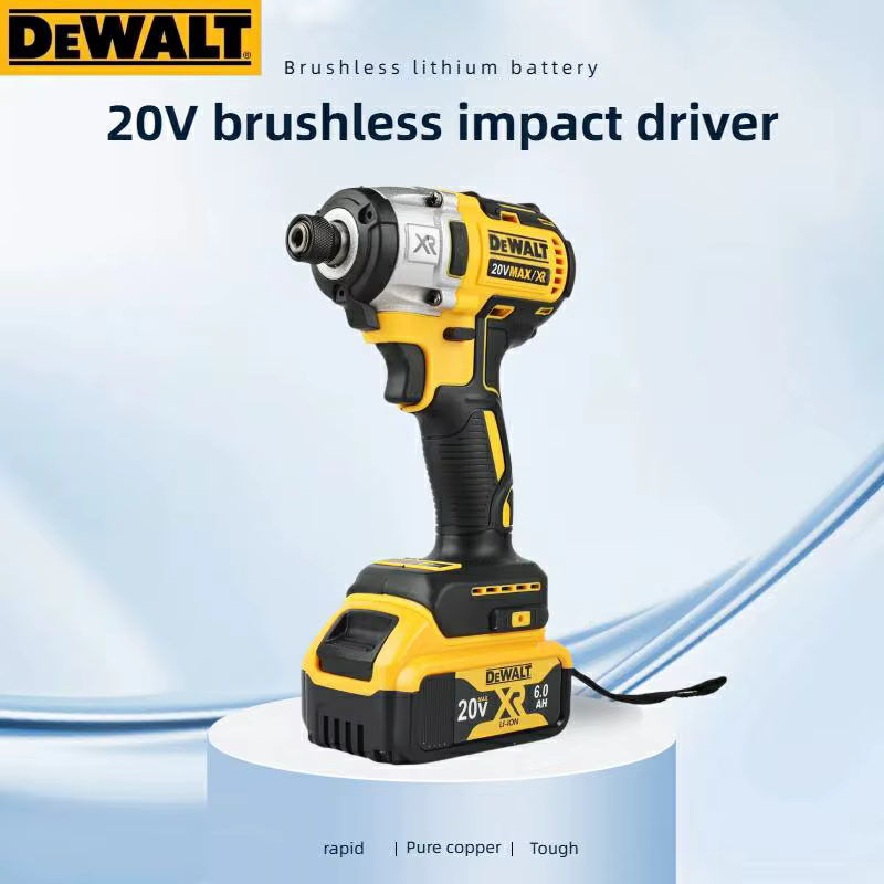 Perceuse sans fil DEWALT DCD850 Brushless 20V : Visseuse à percussion multifonction rechargeable (outil seul)