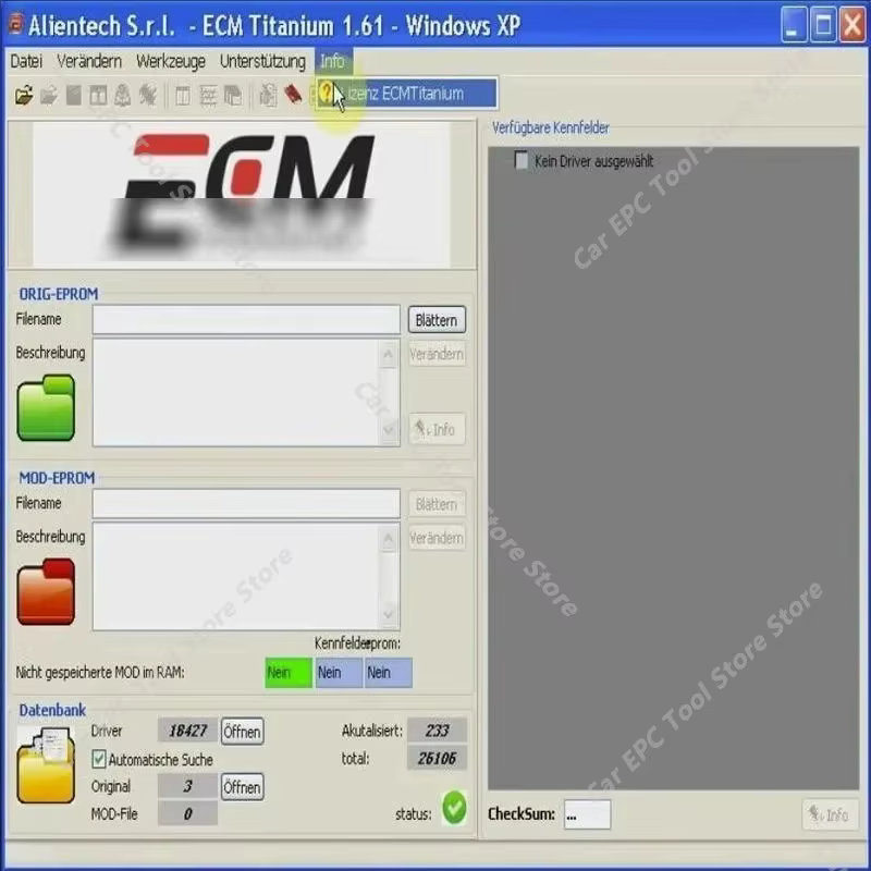 93 Go de fichiers Damos + outil de programmation ECU + logiciel Winols 4.7 + ECM TITANIUM 1.61 + outil de service Immo V1.2 + guide vidéo d'installation