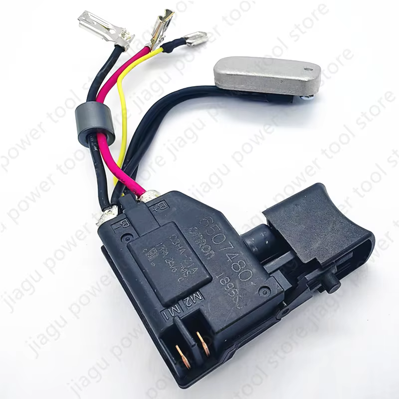 Interrupteur pour Makita DHP343 DDF343 BHP343 DHP453 DHP453RFE DF453D DDF453RFE DDF453 BHP453 BDF453 6506751 6507480 632A23-2 632A24-0
