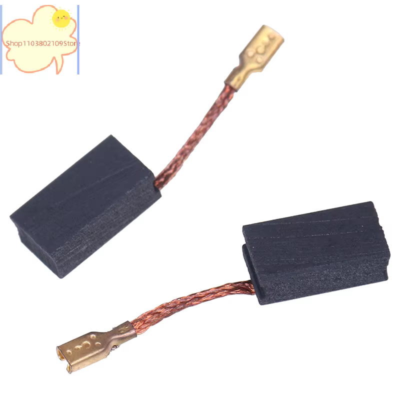 【HT】 2 pièces/lot de brosses à charbon pour meuleuse d'angle 6x 9 x 15mm