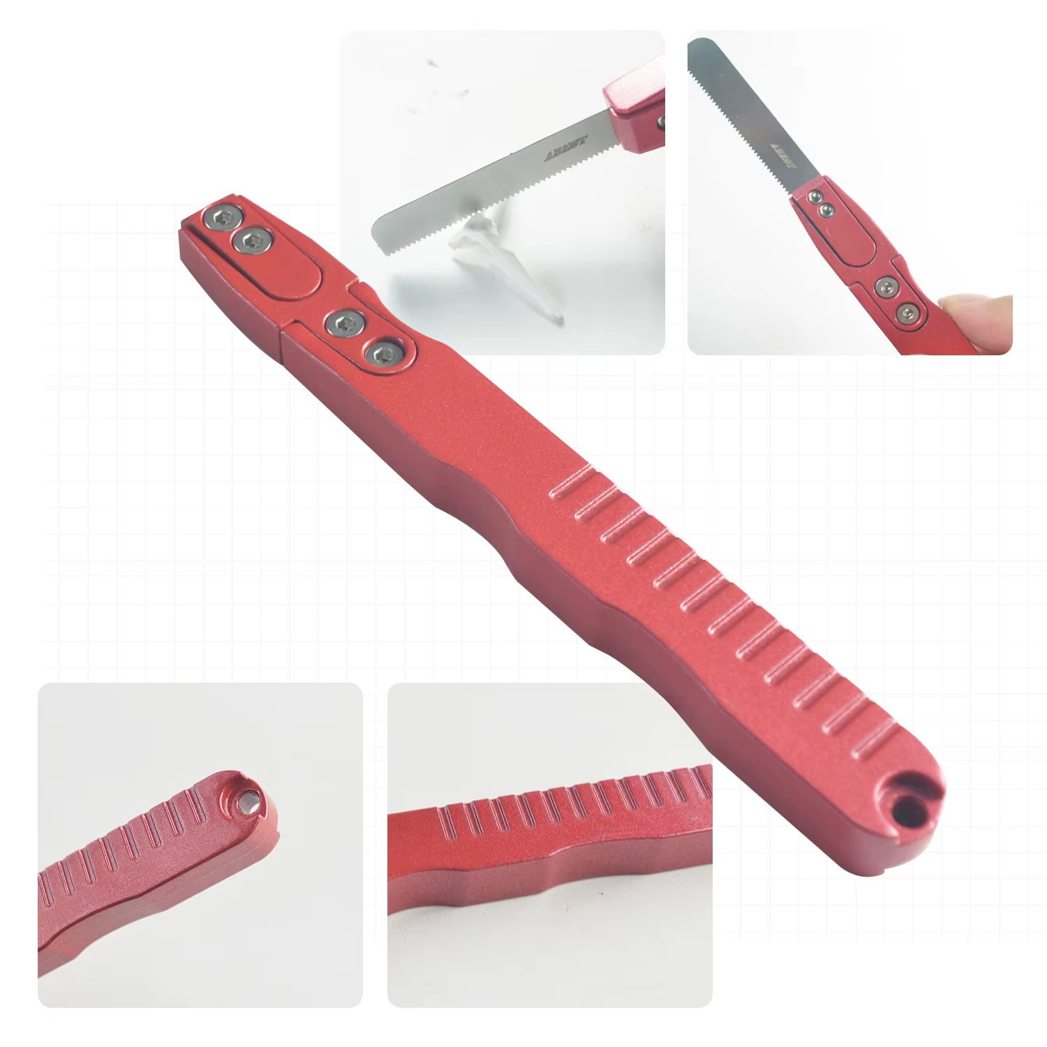 Joystar Mini scie à main modèle outils artisanaux avec 6 pièces lames artisanales de bricolage pour l'artisanat
