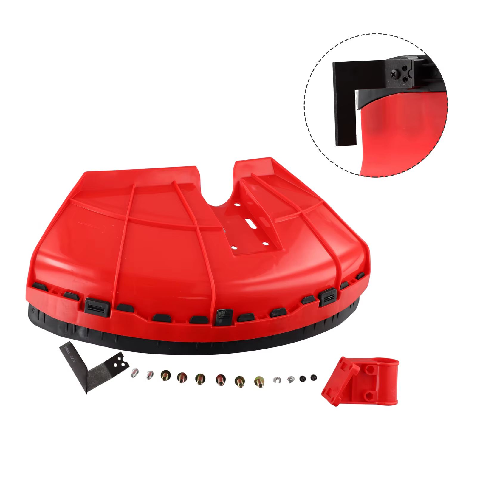 Bouclier universel pour débroussailleuse, protection de tondeuse, ensemble de débroussailleuse, coupe-bordure, outils de protection, accessoires, Multi, 4 en 1