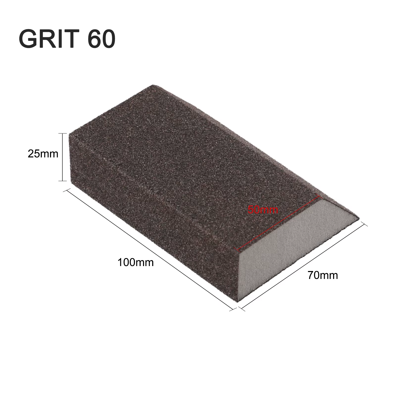 Blocs d'éponge de ponçage 60-240 grains