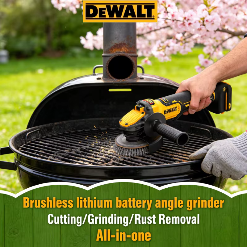 Meuleuse sans fil DEWALT DCG416 20V : Outil électrique sans balais de 125 mm pour la découpe et le polissage de