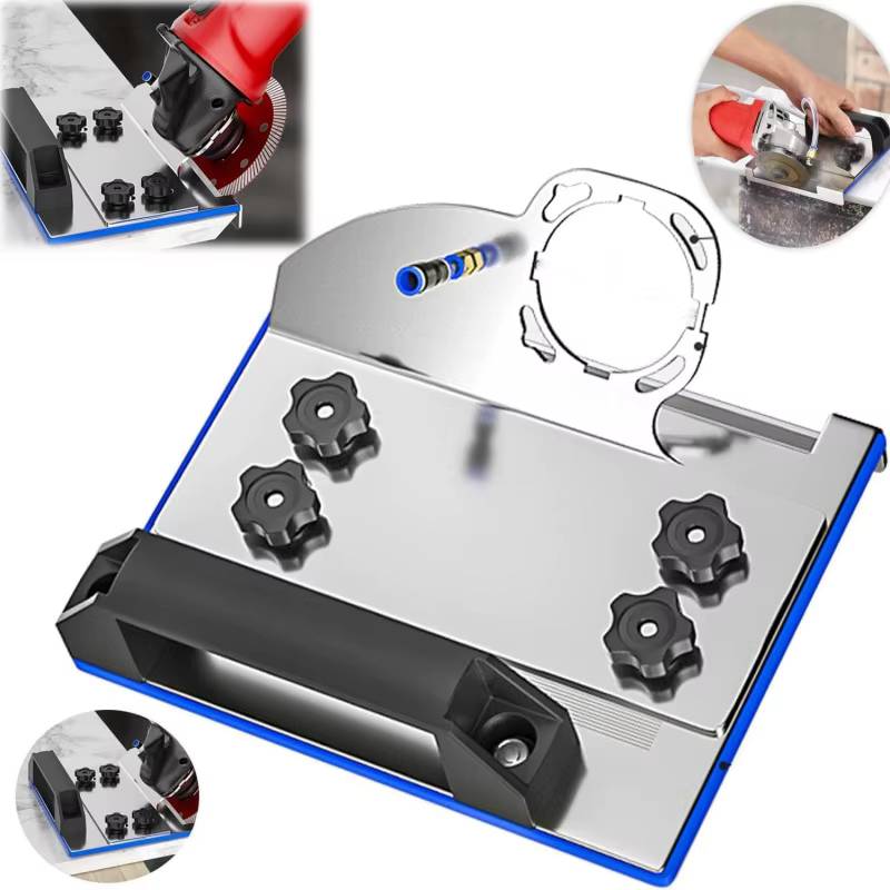 Support de meuleuse d'angle pour carrelage 45 ° Coupe de chanfrein. Biseauteur en acier inoxydable.