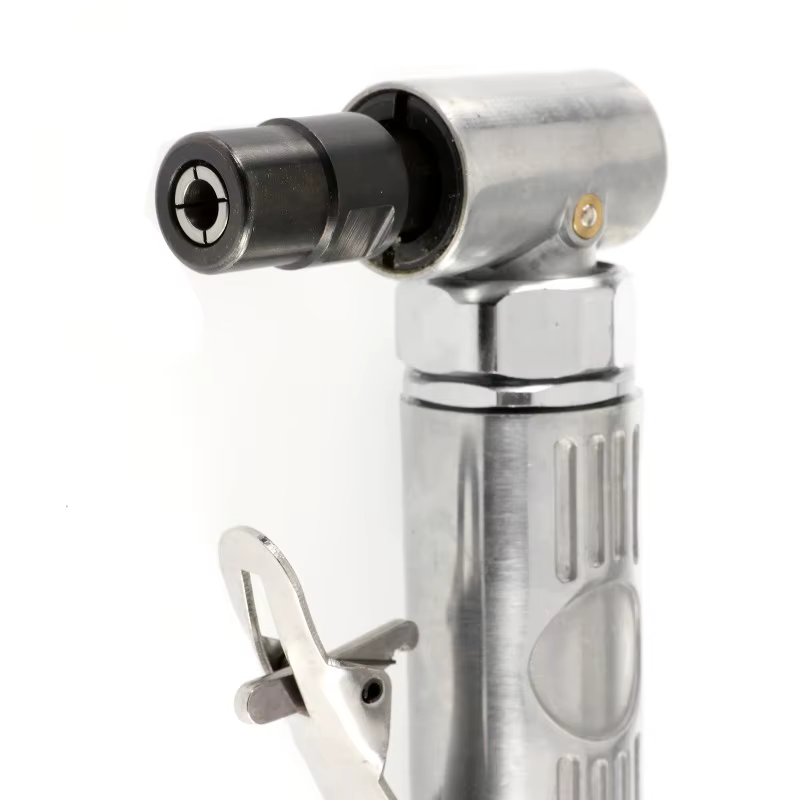 Meuleuse à Air à 90 degrés, Mini broyeur pneumatique, polisseuse, Machine à graver avec disques de ponçage, Kit d'outils