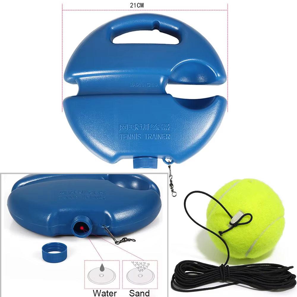 1 ensemble d'entraîneur de Tennis, outil primaire d'entraînement professionnel, balle de rebond d'auto-apprentissage, exercice de balle de Tennis, outil de pratique de Tennis en salle