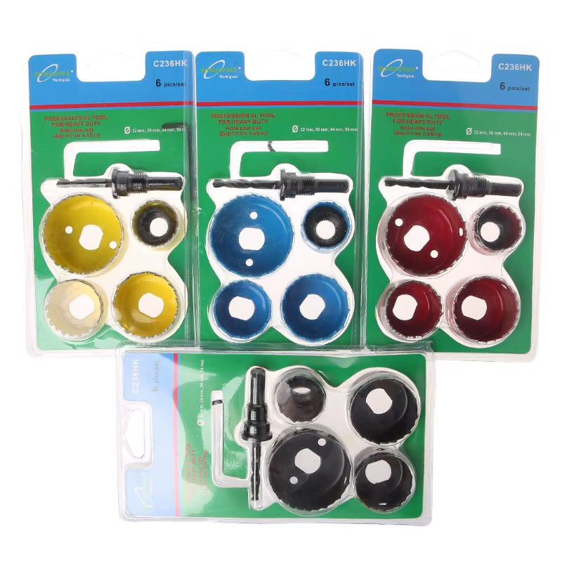Jeu de scies circulaires pour trous