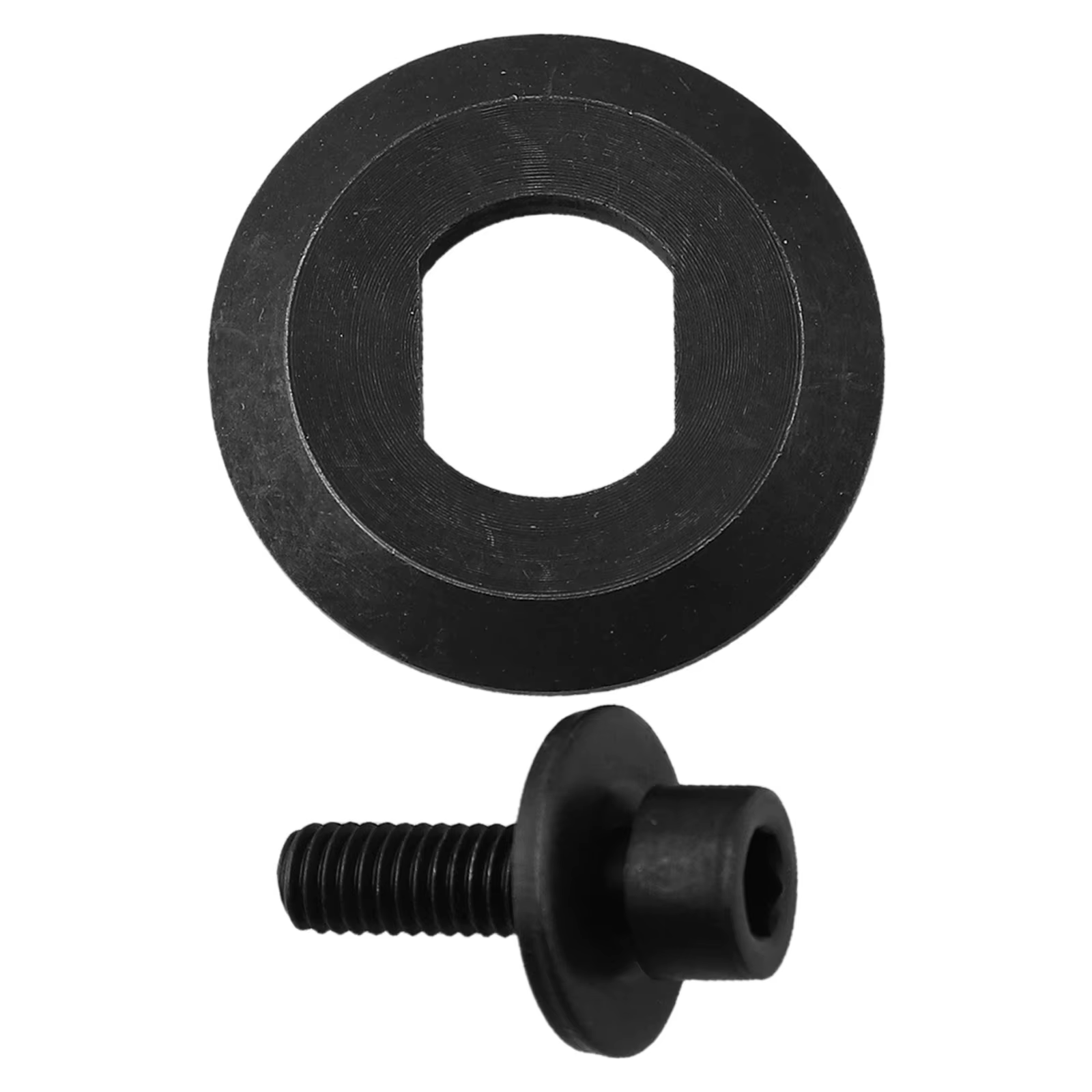 Rondelle à bride métallique pour assortiment d'outils, pièces de scie circulaire, boulon de serrage à lame noire, numéro de pièce 266133 – 3, pièces usinées de précision