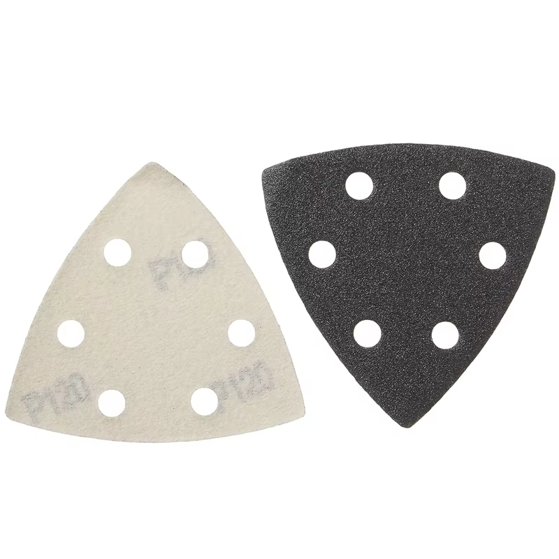 DEWALT Triangle à crochet et boucle 120 grain papier de verre paquet de 12 oscillant multi ponçage polissage accessoires pour outils électriques DWASPTRI12