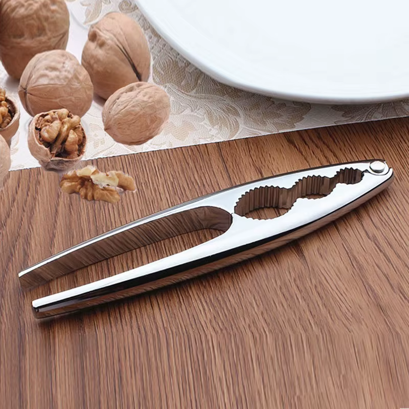 Casse-noisette en aluminium pour la maison, pince à noix, outil de craquelin, pince à noix, ouvre-coquille, Clip, accessoires de cuisine, Casse Noisette