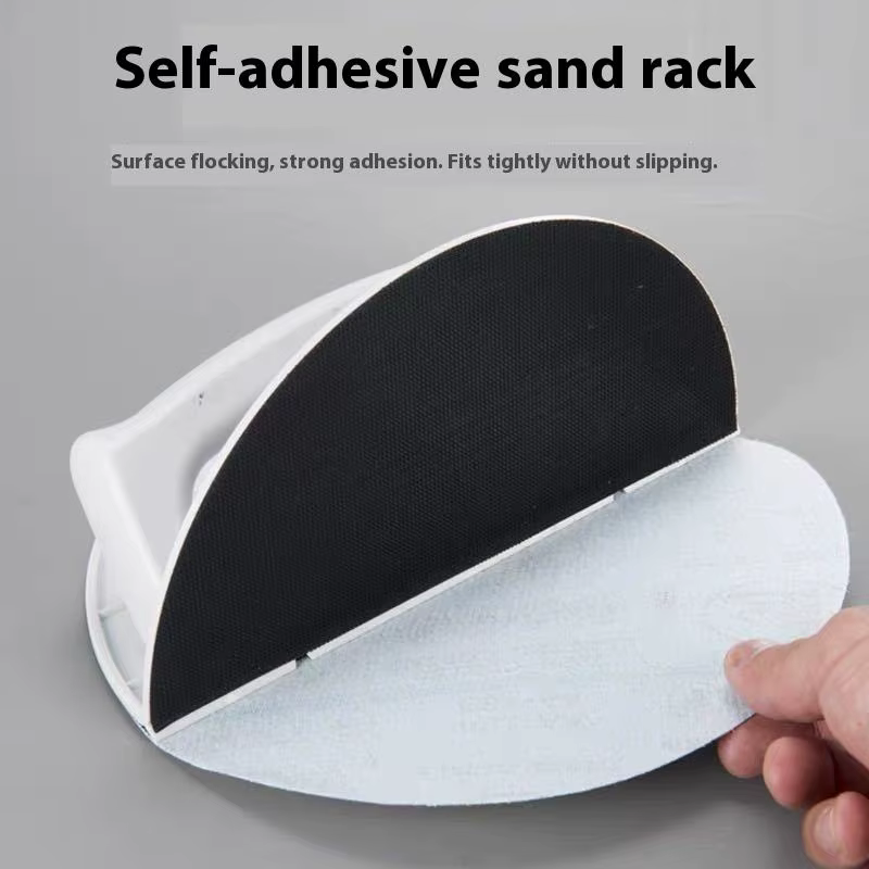 Nouvel ensemble de ponceuses d'angle en plastique ergonomiques portatives pour projets de bricolage en menuiserie