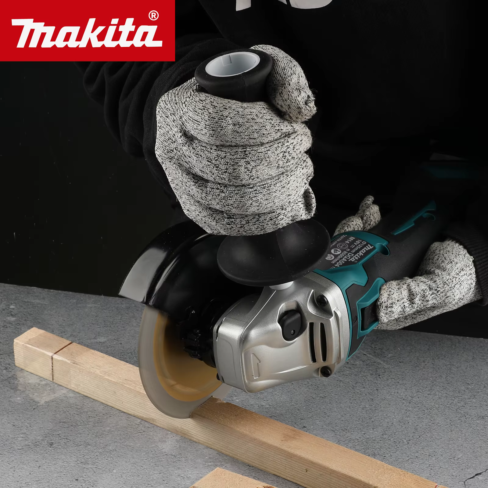 Meuleuse d'angle électrique sans balais Makita DGA504 18V au lithium 2026