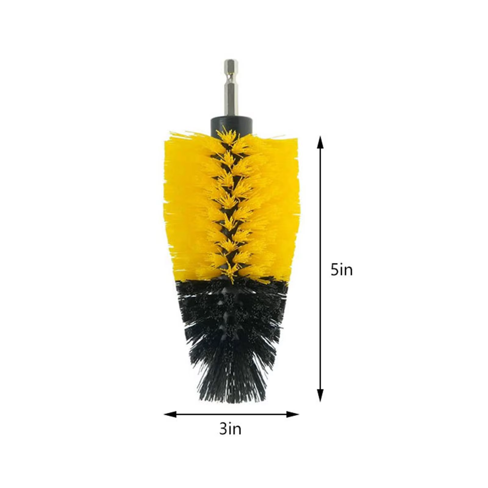 Brosse à changement rapide pour perceuse et livres de voiture, nettoyeur de roue d'arbre, brosse de lavage pour automobile, coins incurvés, baignoire à roues
