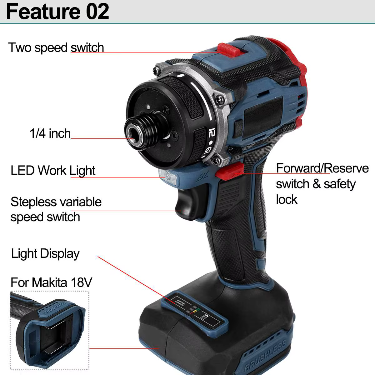Makita – tournevis électrique sans balais