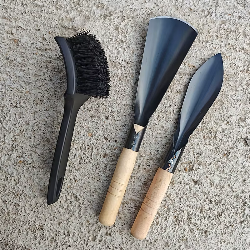 Ensemble de brosses de nettoyage multifonctionnelles pour tondeuse à gazon - Outil essentiel pour l'entretien des pelouses