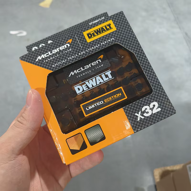 DEWALT McLaren F1 Team DT70901T-QZ Ensemble de 32 embouts de tournevis