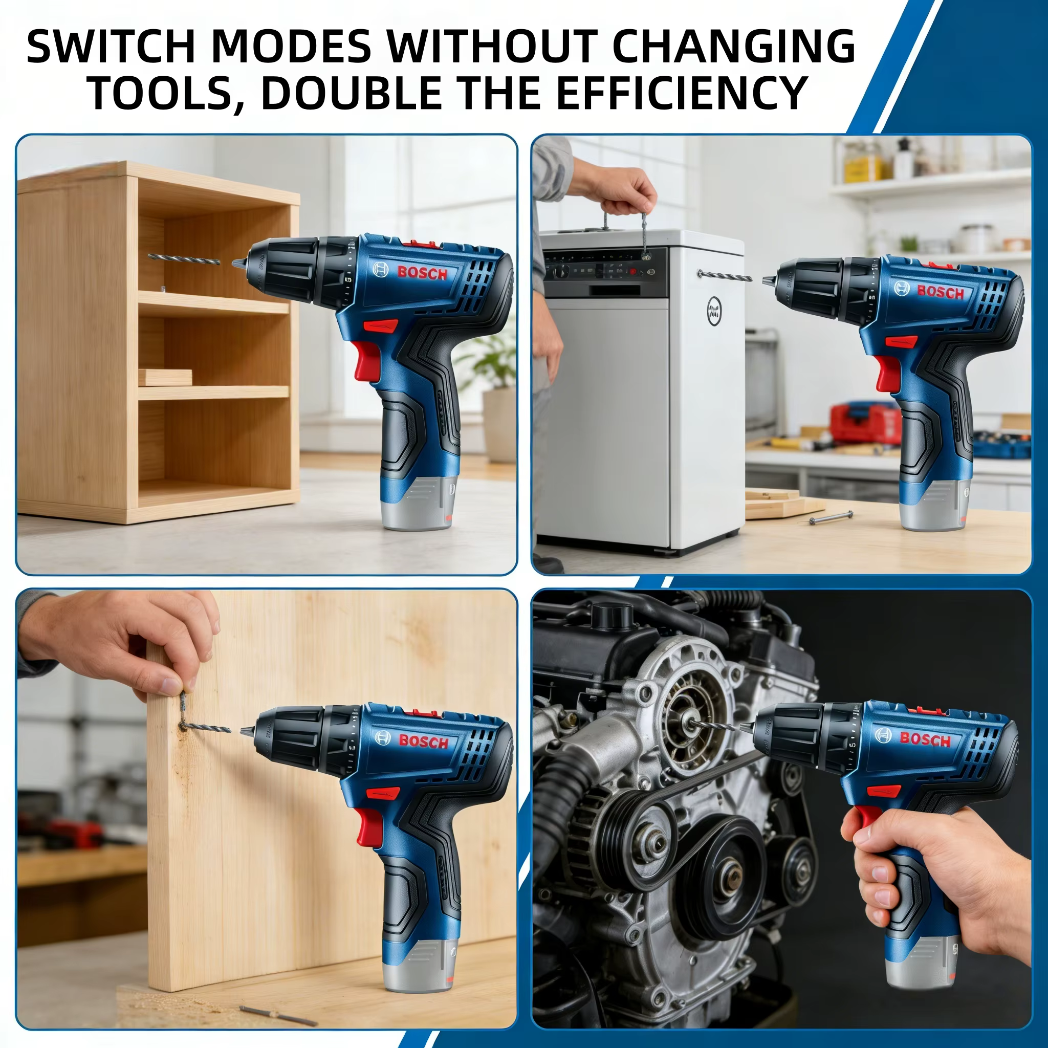 Perceuse électrique au lithium Bosch GSR 120-LI 12V