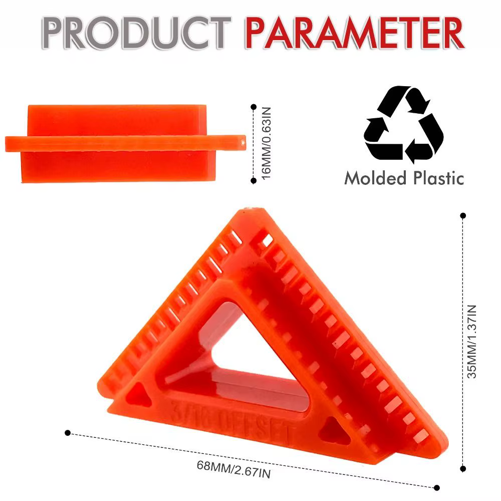 Outil d'espacement en plastique moulé