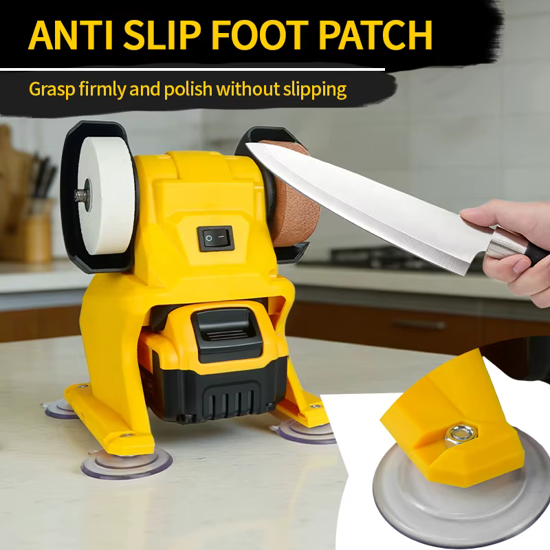 Meuleuse électrique sans fil Electric Goddess 150W pour le métal, le bois, la pierre, le polissage des couteaux, outil de meulage compatible avec la batterie Dewalt 20V