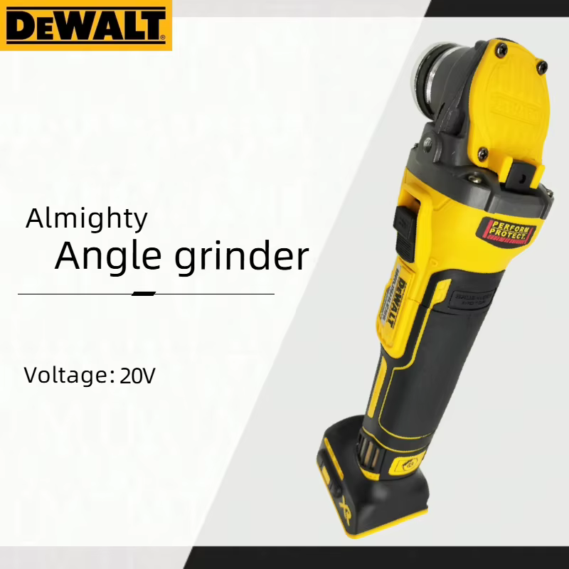 Meuleuse d'angle sans fil DEWALT DCG409 sans balais 20V : machine portable rechargeable de 125 mm pour la découpe