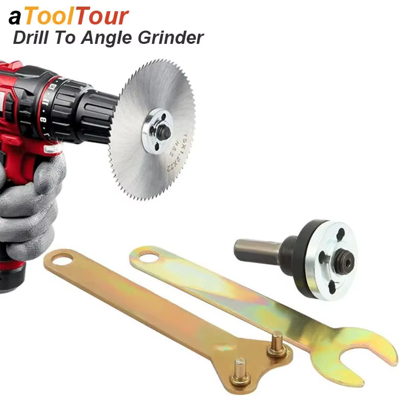 Adaptateur de meuleuse d'angle pour perceuse électrique