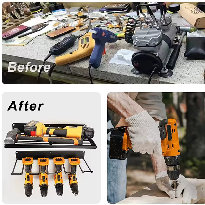 Support de perceuse électrique à main en fer