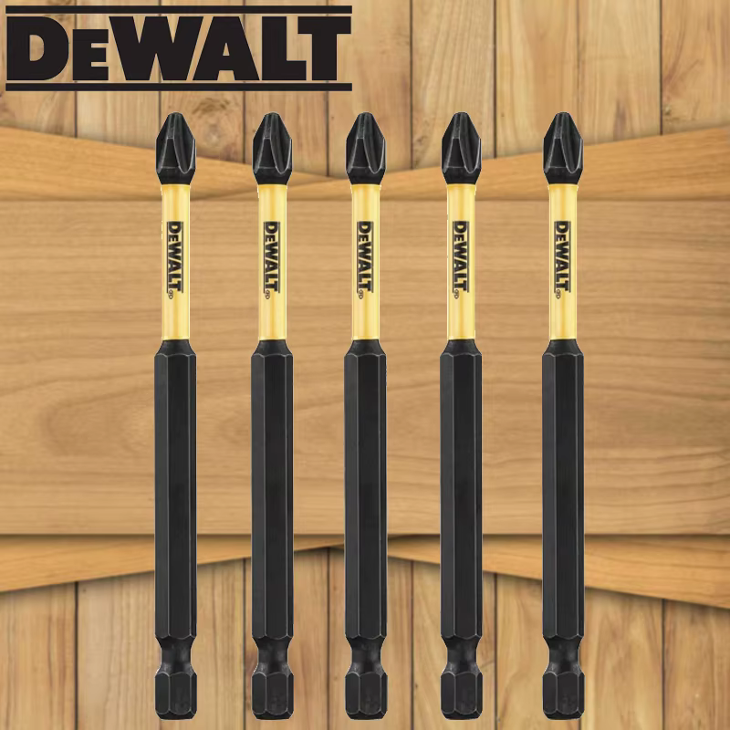 DEWALT Original 89MM Bits PH2 haute vitesse en acier alliage dur pour perceuse électrique clé tournevis perceuses à métal 5 pièces